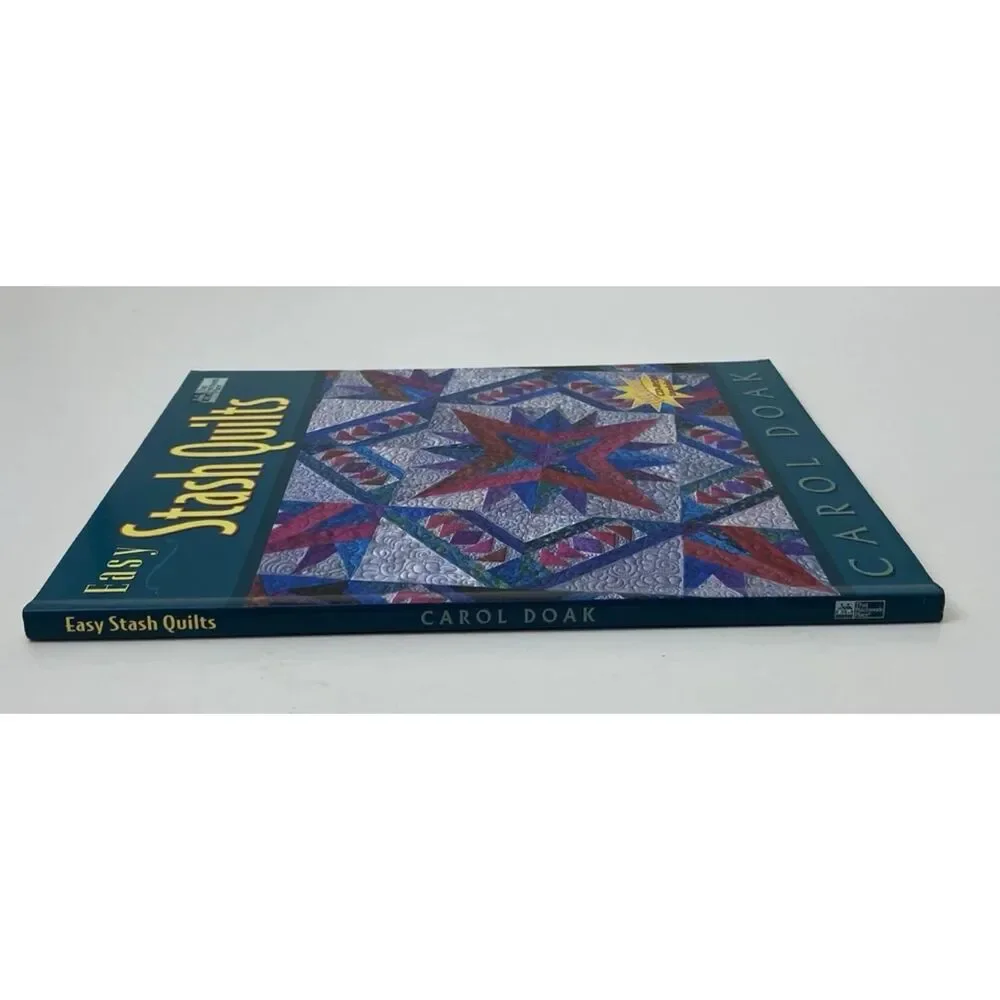 Easy Stash Quilts by Carol Doak (1999, Trade Paperback) With CD